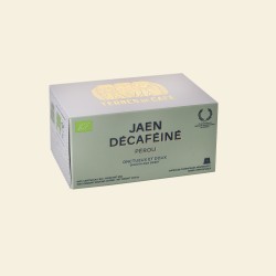 café de spécialité Terres de café - Capsules Home-Compostable Jaen décaféiné Bio x 10