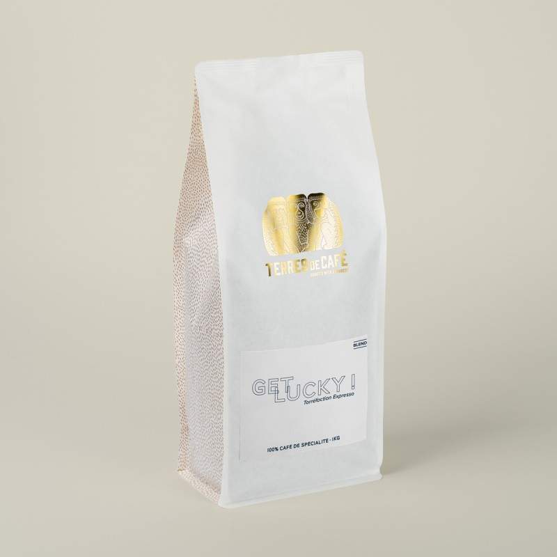 Specialty coffee by Terres de Café - Coffee Get Lucky - 1KG - Expresso