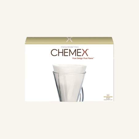 Lot de 100 Filtres pour Chemex - 1-3 Tasses Les filtres à café