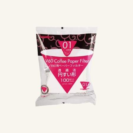 Lot de 100 filtres taille 01 pour Dripper V60 Les filtres à café