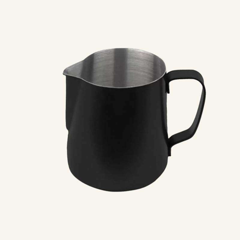 Pichet À Lait Noir en Inox 350 Ml - JoeFrex | Vente en Ligne