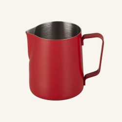 Pichet à Lait Rouge en Inox - 350 ml | JoeFrex