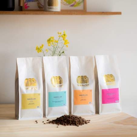 café de spécialité Terres de café - Lot 4 KG - Gamme Parcelles