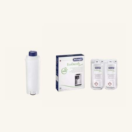 Kit d'entretien_Cartouche filtrante + Détartrant EcoDecalk mini 2X100mL - De'Longhi| Vente en Ligne