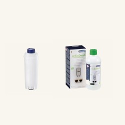 Kit d'entretien_Cartouche filtrante + Détartrant EcoDecalk 500mL - De'Longhi| Vente en Ligne