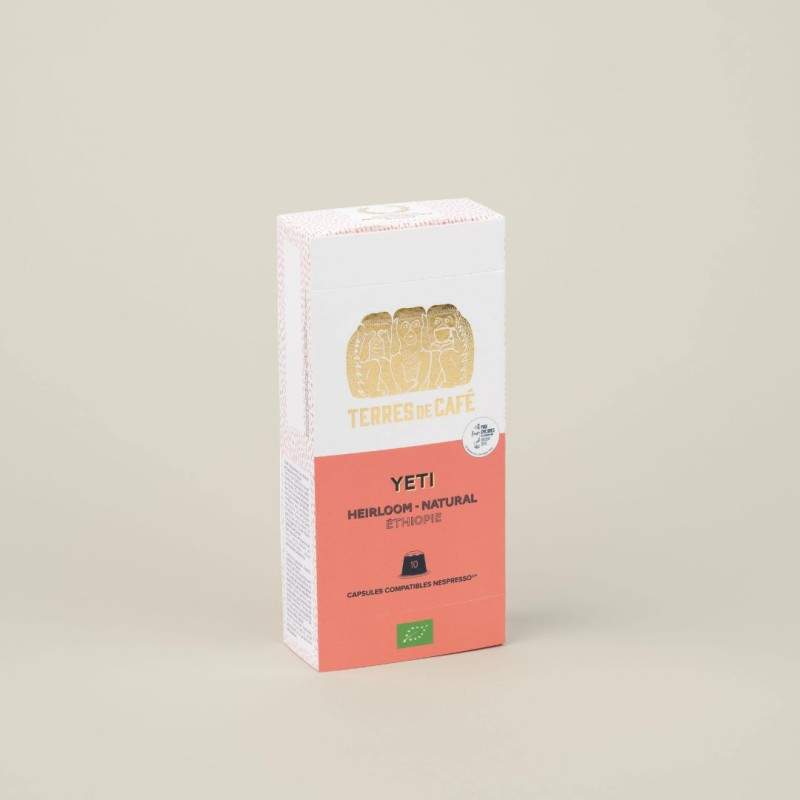 café de spécialité Terres de café - Capsules Yeti Village bio x 10