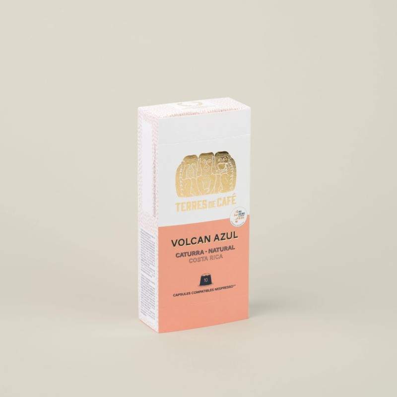 café de spécialité Terres de café - Capsules Volcan Azul Caturra X10
