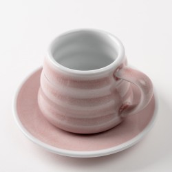 Tasse et sous-tasse Ibrik 110mL - Rose Accessoires Méthodes douces