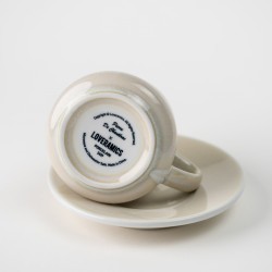 Ibrik cup and saucer 110mL - Ivory