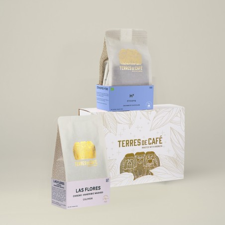 café de spécialité Terres de café - Coffret Meilleur Expresso de France 2019 & 2024