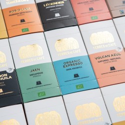 café de spécialité Terres de café - Coffret Capsules 6 boîtes