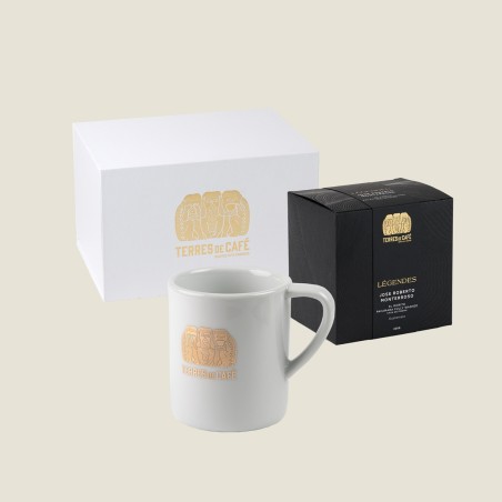 café de spécialité Terres de café - Coffret Légendes 1 café + 1 Mug