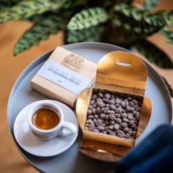 Cacao de spécialité | Perles - Box of coffee beans coated with 70% chocolate | Online Shop