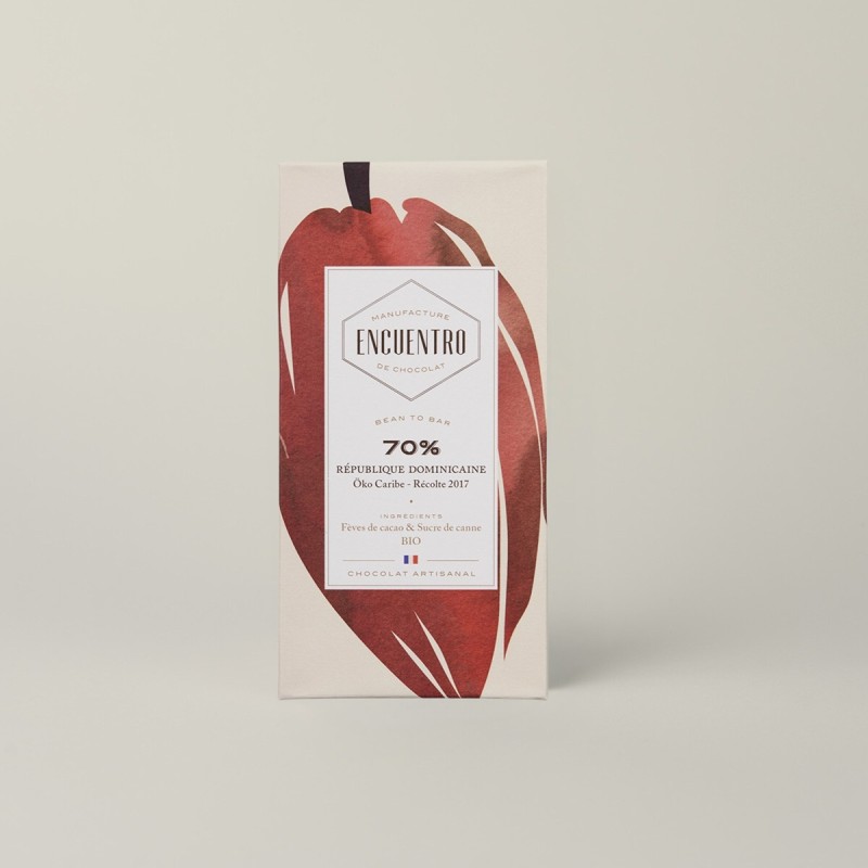 Tablette de chocolat Encuentro - 70% République Dominicaine | Vente en Ligne