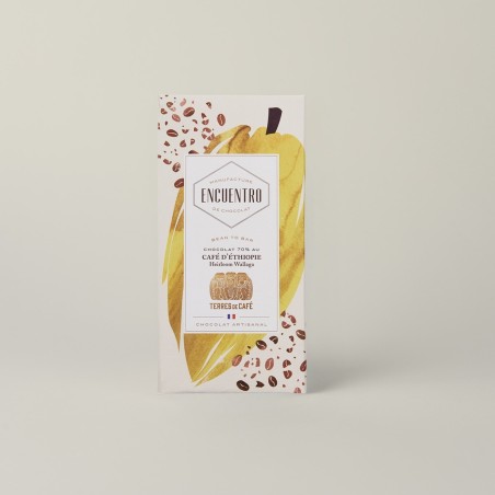 Tablette de chocolat - 70% Guatemala & 10% café d'Ethiopie | Vente en Ligne