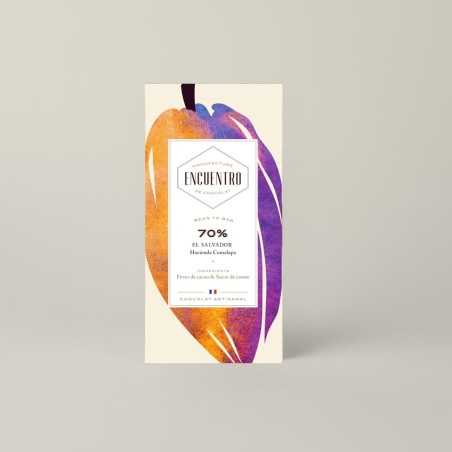 Tablette de chocolat Encuentro - 70% El Salvador | Vente en Ligne