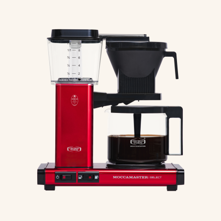 Cafetière filtre  | KBG 741 SELECT - Rouge métallique| Vente en Ligne