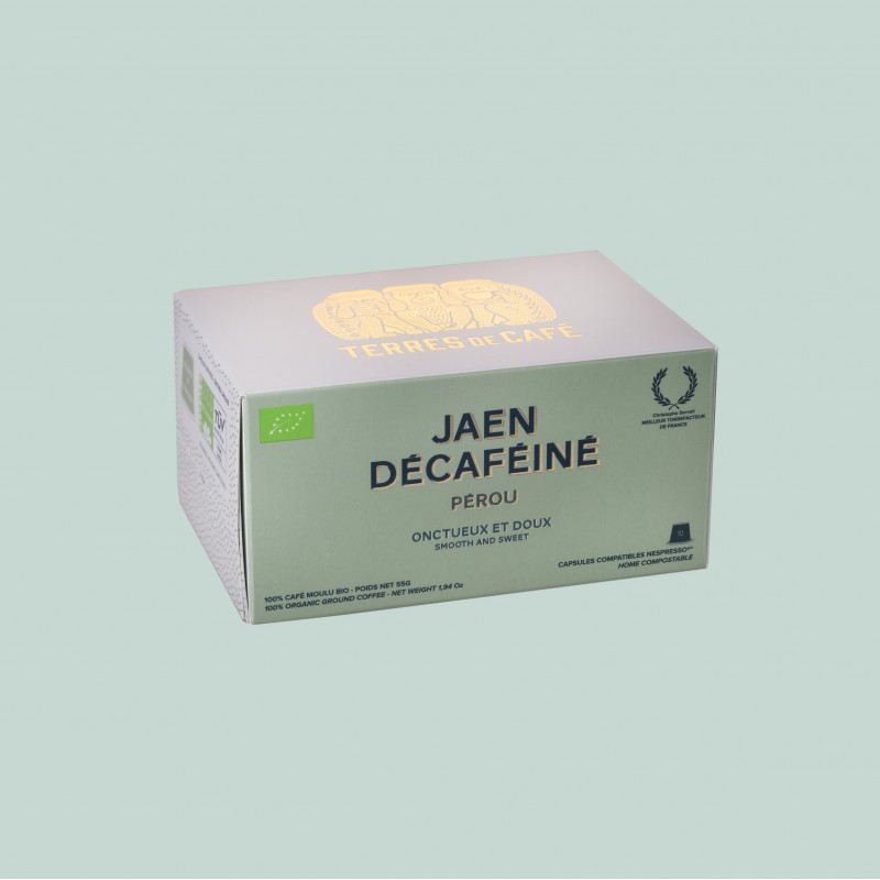 Boite 10 capsules or Nespresso décafeiné